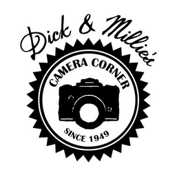 DICK & MILLIE'S CAMERA CORNER SINCE 1949 trademark