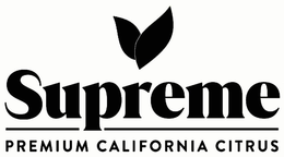 SUPREME PREMIUM CALIFORNIA CITRUS trademark