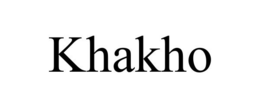 KHAKHO trademark