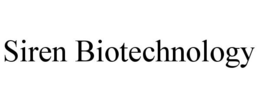 SIREN BIOTECHNOLOGY trademark