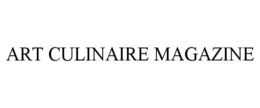 ART CULINAIRE MAGAZINE trademark