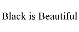 BLACK IS BEAUTIFUL trademark