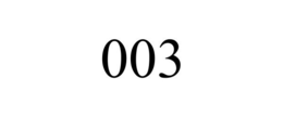 003 trademark