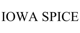 IOWA SPICE trademark