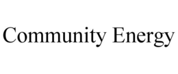 COMMUNITY ENERGY trademark