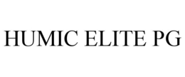 HUMIC ELITE PG trademark