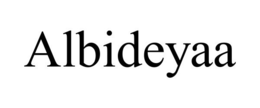 ALBIDEYAA trademark