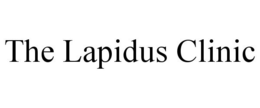 THE LAPIDUS CLINIC trademark