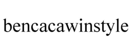 BENCACAWINSTYLE trademark