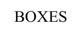 BOXES trademark