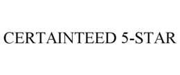 CERTAINTEED 5-STAR trademark