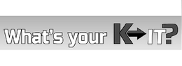 WHAT'S YOUR KIT? trademark