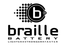 B+ BRAILLE BATTERY LIGHTER · STRONGER · FASTER trademark
