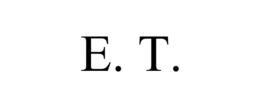 E. T. trademark