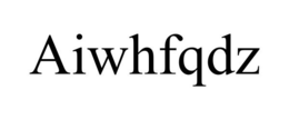 AIWHFQDZ trademark