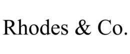 RHODES & CO. trademark