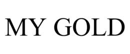 MY GOLD trademark