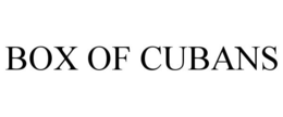 BOX OF CUBANS trademark