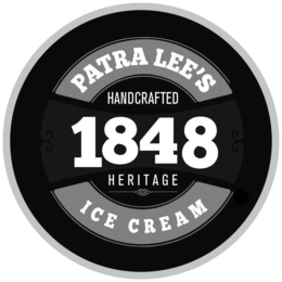 PATRA LEE'S HANDCRAFTED 1848 HERITAGE ICE CREAM trademark