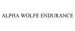 ALPHA WOLFE ENDURANCE trademark