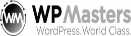 WM WP MASTERS WORDPRESS. WORLD CLASS. trademark