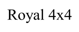 ROYAL 4X4 trademark