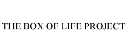 THE BOX OF LIFE PROJECT trademark