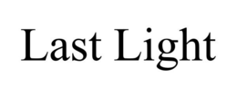 LAST LIGHT trademark
