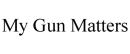 MY GUN MATTERS trademark