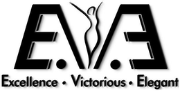 E.V.E EXCELLENCE · VICTORIOUS · ELEGANT trademark