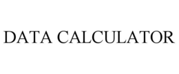 DATA CALCULATOR trademark