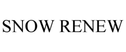SNOW RENEW trademark