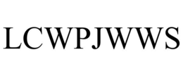 LCWPJWWS trademark