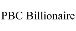 PBC BILLIONAIRE trademark
