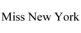 MISS NEW YORK trademark
