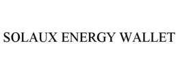 SOLAUX ENERGY WALLET trademark