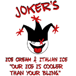 JOKER'S ICE CREAM & ITALIAN ICE "OUR ICE IS COOLER THAN YOUR BLING" trademark