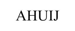 AHUIJ trademark