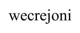 WECREJONI trademark