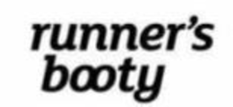 RUNNER'S BOOTY trademark