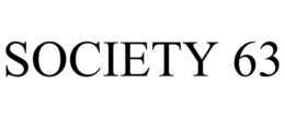 SOCIETY 63 trademark