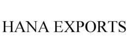 HANA EXPORTS trademark
