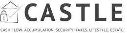 CASTLE CASH FLOW. ACCUMULATION. SECURITY. TAXES. LIFESTYLE. ESTATE. trademark