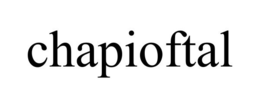 CHAPIOFTAL trademark