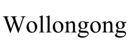 WOLLONGONG trademark