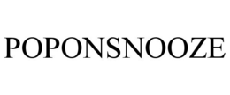 POPONSNOOZE trademark