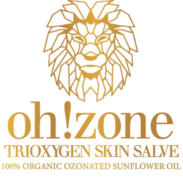 OH!ZONE TRIOXYGEN SKIN SALVE 100% ORGANIC OZONATED SUNFLOWER OIL trademark
