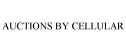 AUCTIONS BY CELLULAR trademark