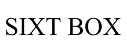 SIXT BOX trademark