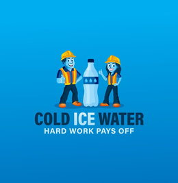 COLD ICE WATER HARD WORK PAYS OFF trademark